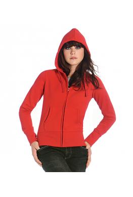 Dames hoodie met rits foto