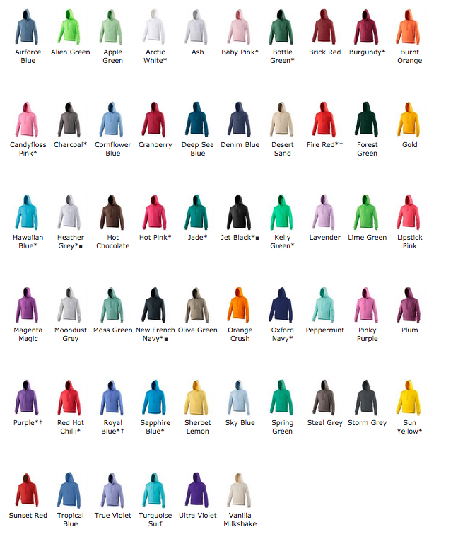 AWDis Hoods College hoodie alle kleuren