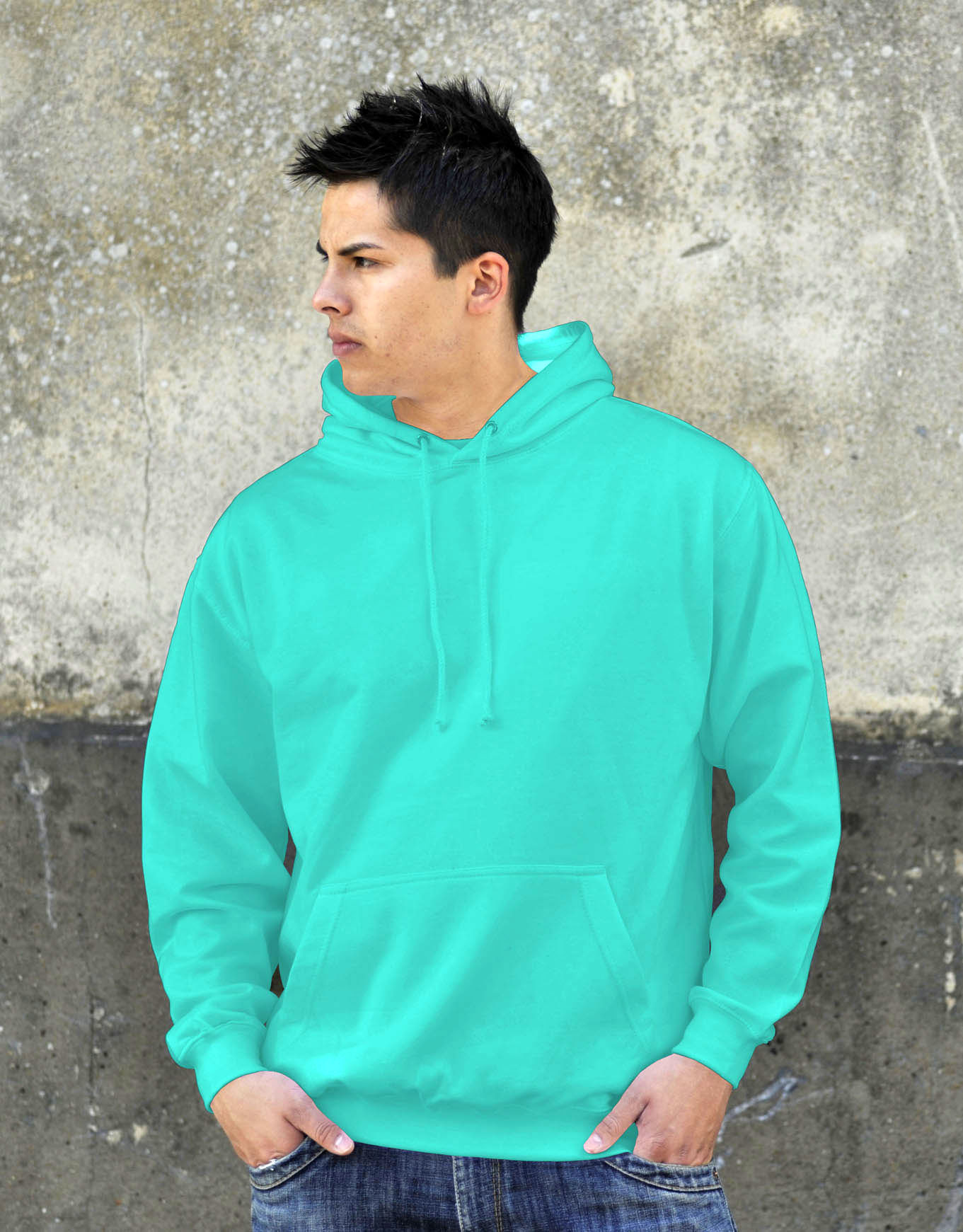 AWDis College Hoodie Peppermint