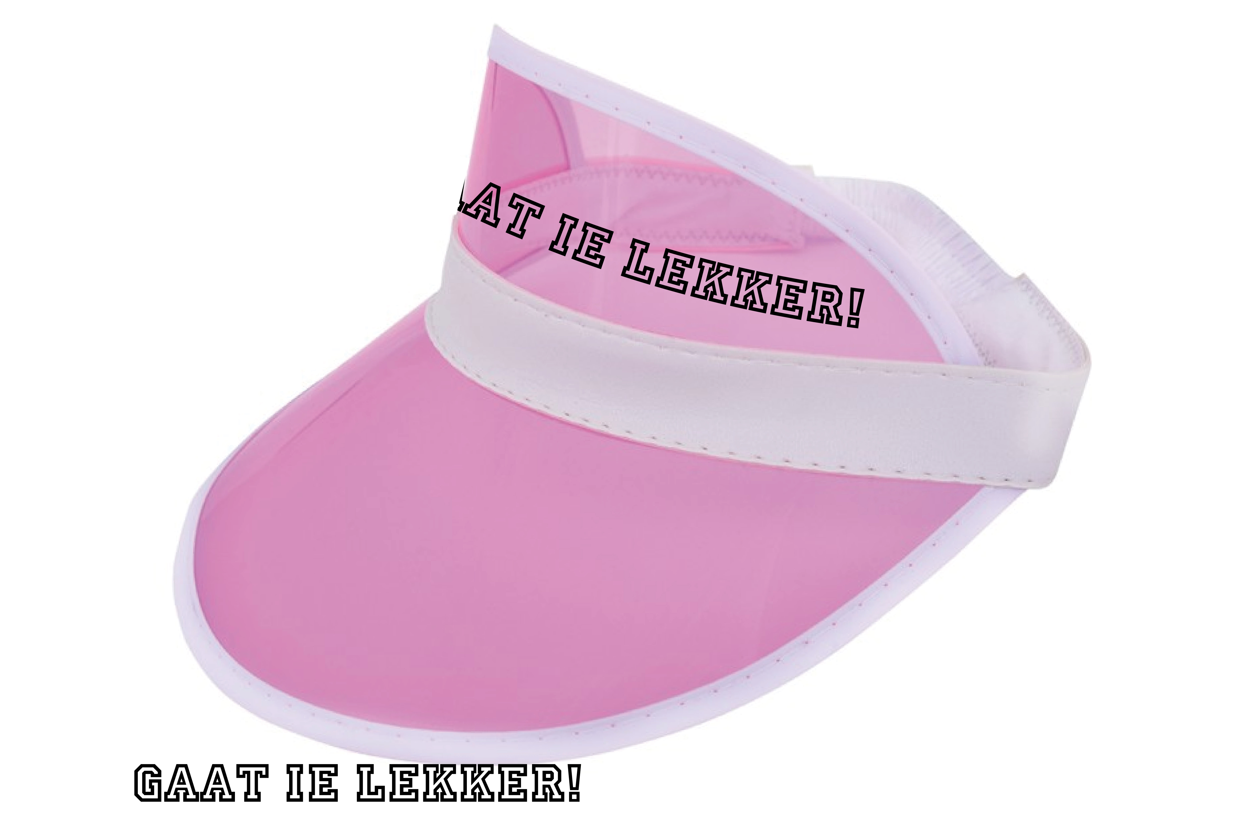 gaat ie lekker roze