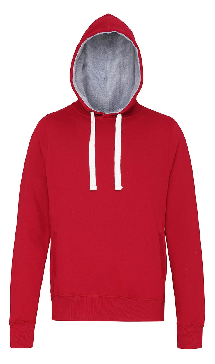 AWDis Hoods Chunky hoodie Red hot Chilli