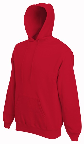 Fruit of the Loom Hooded Sweater SC244C Red