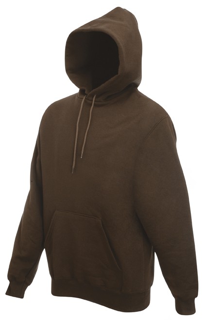 Fruit of the Loom Hooded Sweater SC244C Chocolate