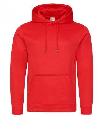 AWDis Hoods Sports polyester hoodie rood